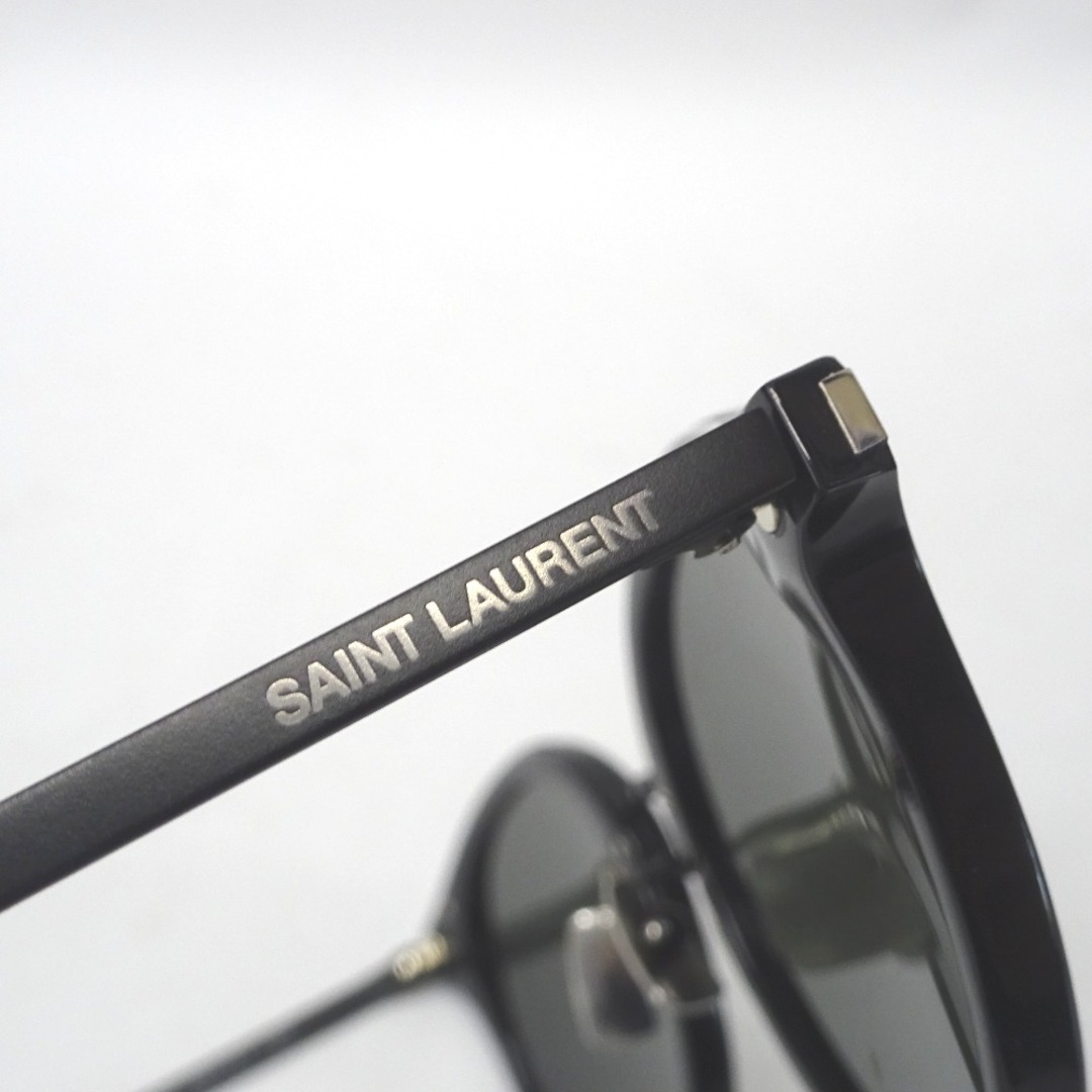 Saint Laurent(サンローラン)のサンローラン サングラス ボストン SL57 010 ブラック Ft1170671 中古 レディースのファッション小物(サングラス/メガネ)の商品写真