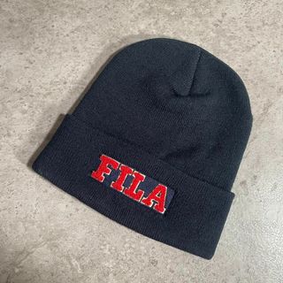 フィラ(FILA)の韓国製 Vintage FILA フィラ ニットキャップ ビーニー 帽子(ニット帽/ビーニー)