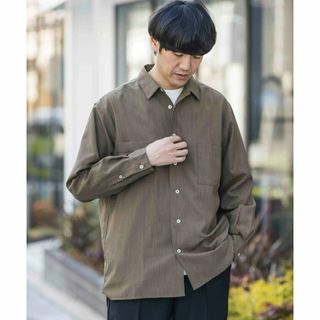 アーバンリサーチドアーズ(URBAN RESEARCH DOORS)の【OLIVE】『吸水速乾』セオアルファダブルポケットロングスリーブシャツ(シャツ)