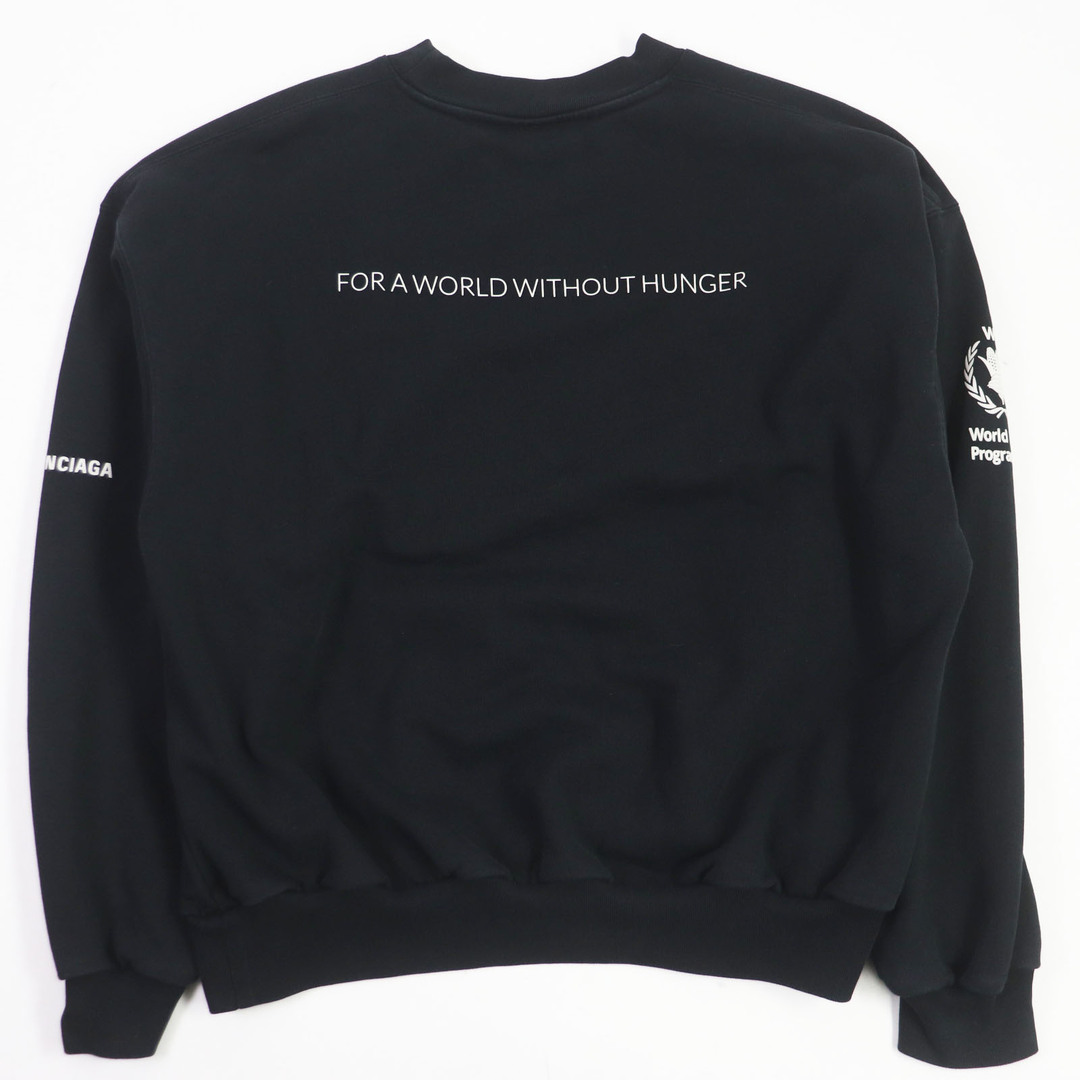 Balenciaga(バレンシアガ)の【ドンドン見直し】良品 BALENCIAGA バレンシアガ 2022年製 687869 WPFロゴ プルオーバー 長袖 スウェット ブラック XS 正規品 ユニセックス レディースのトップス(トレーナー/スウェット)の商品写真