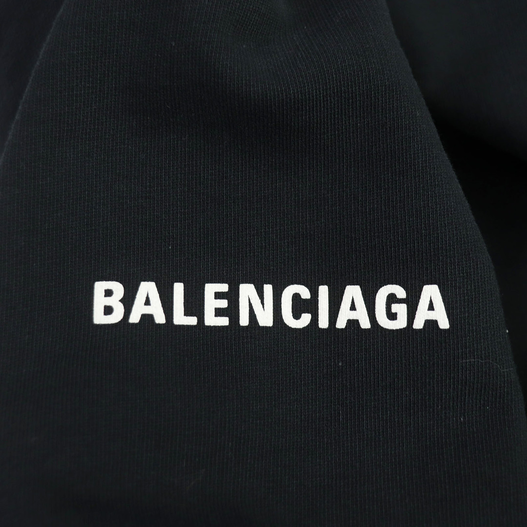 Balenciaga(バレンシアガ)の【ドンドン見直し】良品 BALENCIAGA バレンシアガ 2022年製 687869 WPFロゴ プルオーバー 長袖 スウェット ブラック XS 正規品 ユニセックス レディースのトップス(トレーナー/スウェット)の商品写真