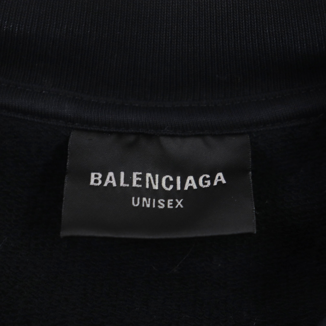 Balenciaga(バレンシアガ)の【ドンドン見直し】良品 BALENCIAGA バレンシアガ 2022年製 687869 WPFロゴ プルオーバー 長袖 スウェット ブラック XS 正規品 ユニセックス レディースのトップス(トレーナー/スウェット)の商品写真