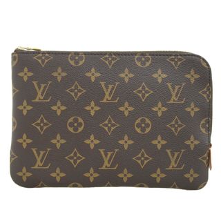 ルイヴィトン(LOUIS VUITTON)の【本物保証】 超美品 ルイヴィトン LOUIS VUITTON モノグラム エテュイ ヴォワヤージュPM クラッチバッグ セカンドバッグ ポーチ M44500 希少(セカンドバッグ/クラッチバッグ)