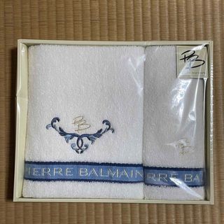 Pierre Balmain - 【新品未使用】pierre balmain バスタオル　フェイスタオル　2点