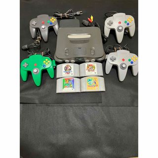 ニンテンドウ64(NINTENDO 64)のニンテンドー64 極みスティック良好コントローラー　大乱闘スマッシュブラザーズ(家庭用ゲーム機本体)