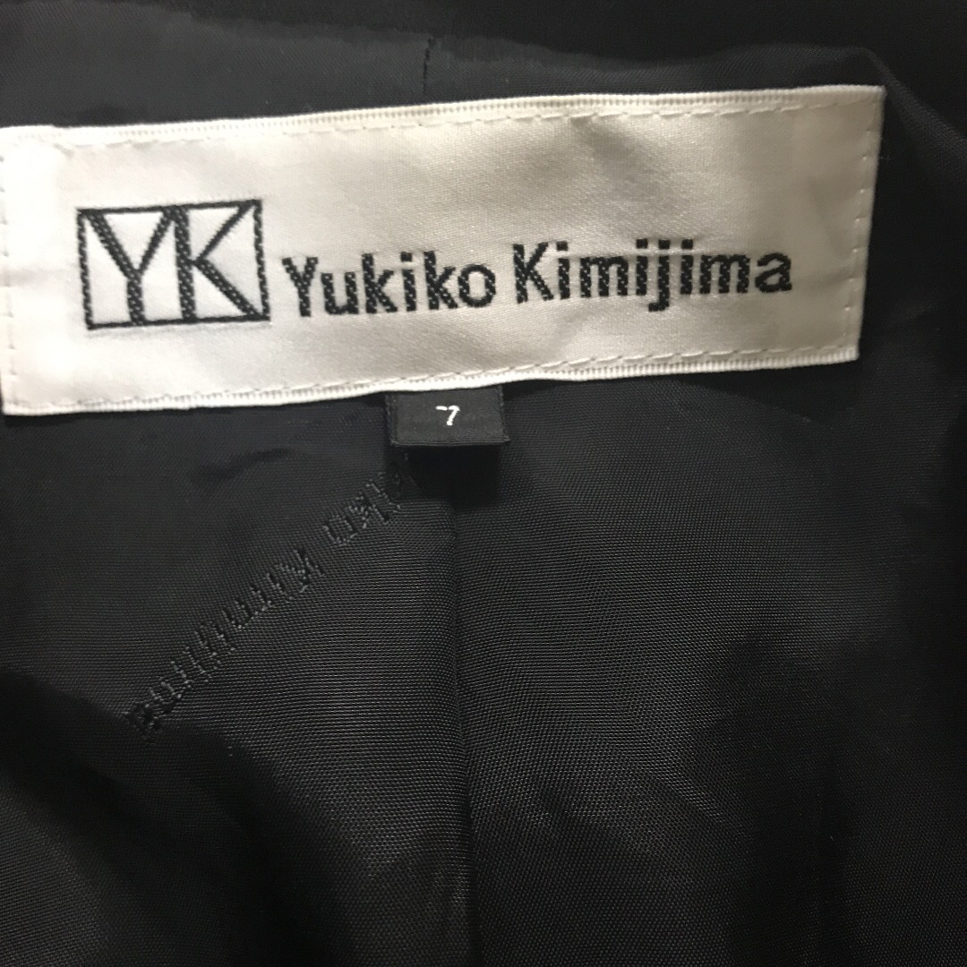 YUKIKO KIMIJIMA(ユキコキミジマ)のブラックフォーマル　7号 レディースのフォーマル/ドレス(礼服/喪服)の商品写真