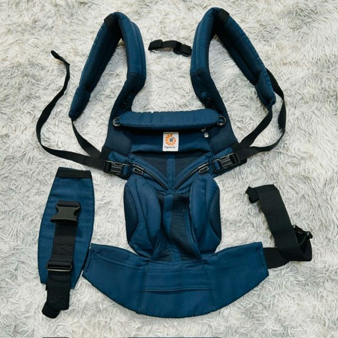 Ergobaby - ergobaby エルゴベビー オムニ360 クールエア ミッドナイトブルー