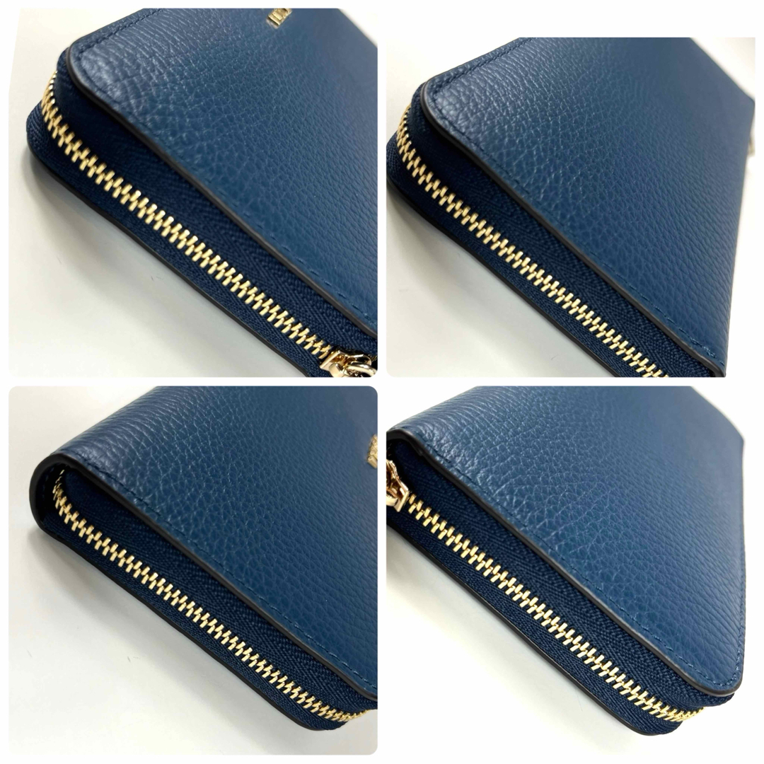 Furla(フルラ)の【新品】フルラ ラウンドジップ 長財布 現行　カメリア XL SLIMネイビー レディースのファッション小物(財布)の商品写真