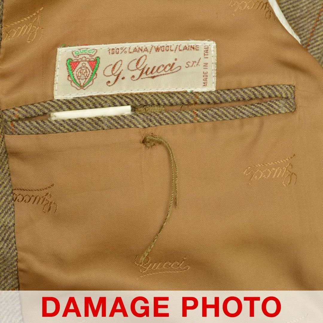 Gucci(グッチ)の【GUCCI】80s OLD GUCCIテーラードジャケット メンズのジャケット/アウター(テーラードジャケット)の商品写真