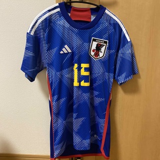 アディダス(adidas)のサッカー日本代表ユニフォーム　#15 鎌田大地(応援グッズ)