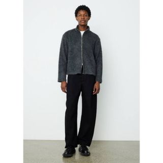 アクネストゥディオズ(Acne Studios)のour legacy SHRUNKEN FULLZIP POLO 46(ニット/セーター)