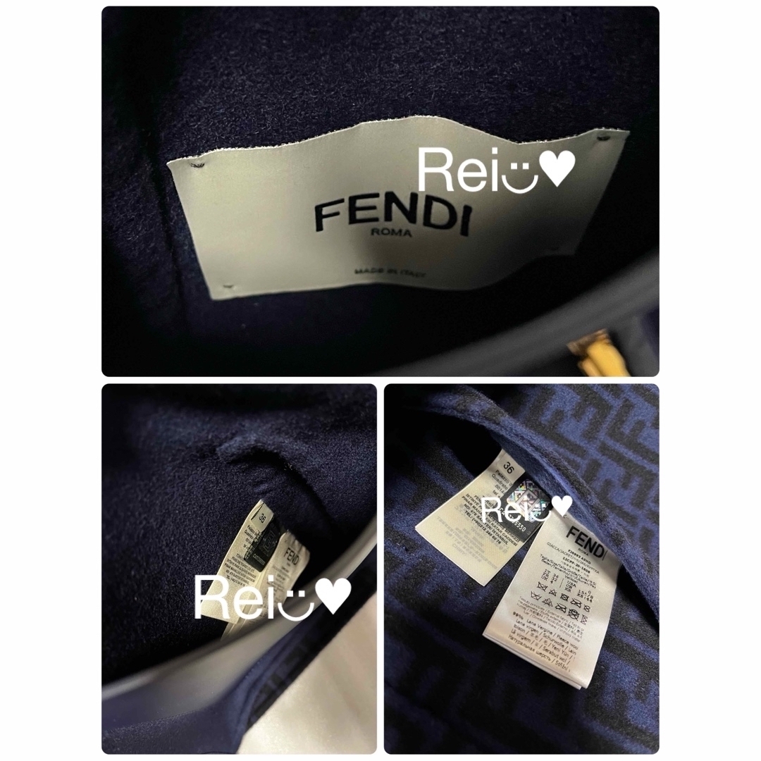 FENDI(フェンディ)の【極美品】FENDI リバーシブルコート 36 レディースのジャケット/アウター(ピーコート)の商品写真