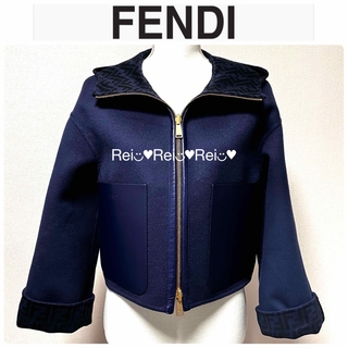 フェンディ(FENDI)の【極美品】FENDI リバーシブルコート 36(ピーコート)