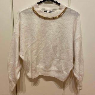 エイチアンドエム(H&M)のH&M チェーンニットセーター(ニット/セーター)