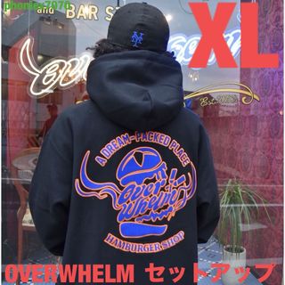 【overwhelm オーバーウェルム】スウェット上下セットアップ【XLサイズ】(パーカー)