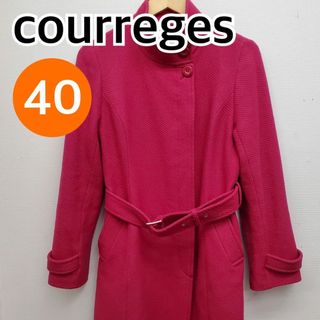 Courreges - courreges コート アウター ジャケット ピンク系  40【CT105】