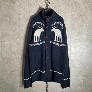 アバクロンビーアンドフィッチ(Abercrombie&Fitch)のマカオ製 Abercrombie&Fitch カウチン ノルディックカーディガン(カーディガン)