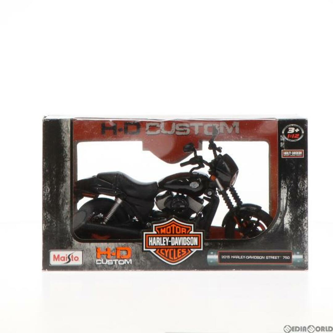 BLAAK(ブラック)のHARLEY-DAVIDSON Collectionシリーズ 1/12 H-D Motorcycles - Street 750(ブラック) 完成品 ミニカー(MS32333)(海外流通版) MAISTO(マイスト) エンタメ/ホビーのおもちゃ/ぬいぐるみ(ミニカー)の商品写真