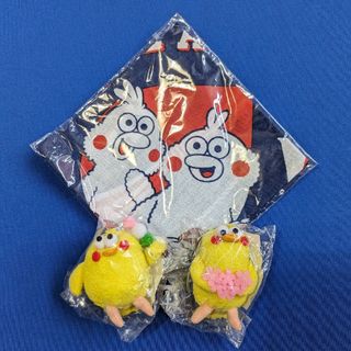 エヌティティドコモ(NTTdocomo)のdocomo  ドコモ　ポインコ　ストラップ・バンダナ(ノベルティグッズ)