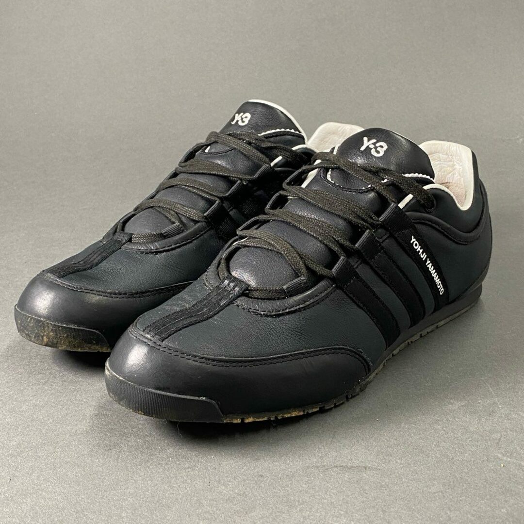 Y-3(ワイスリー)の2c5 Y-3 ワイスリー Boxing Classic Ⅱ スニーカー 24.5cm ブラック レザー Yohji Yamamoto ヨウジヤマモト adidas アディダス レディースの靴/シューズ(スニーカー)の商品写真