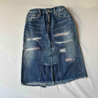 DENIM DUNGAREE - DENIM&DUNGAREE リペアデニムスカート