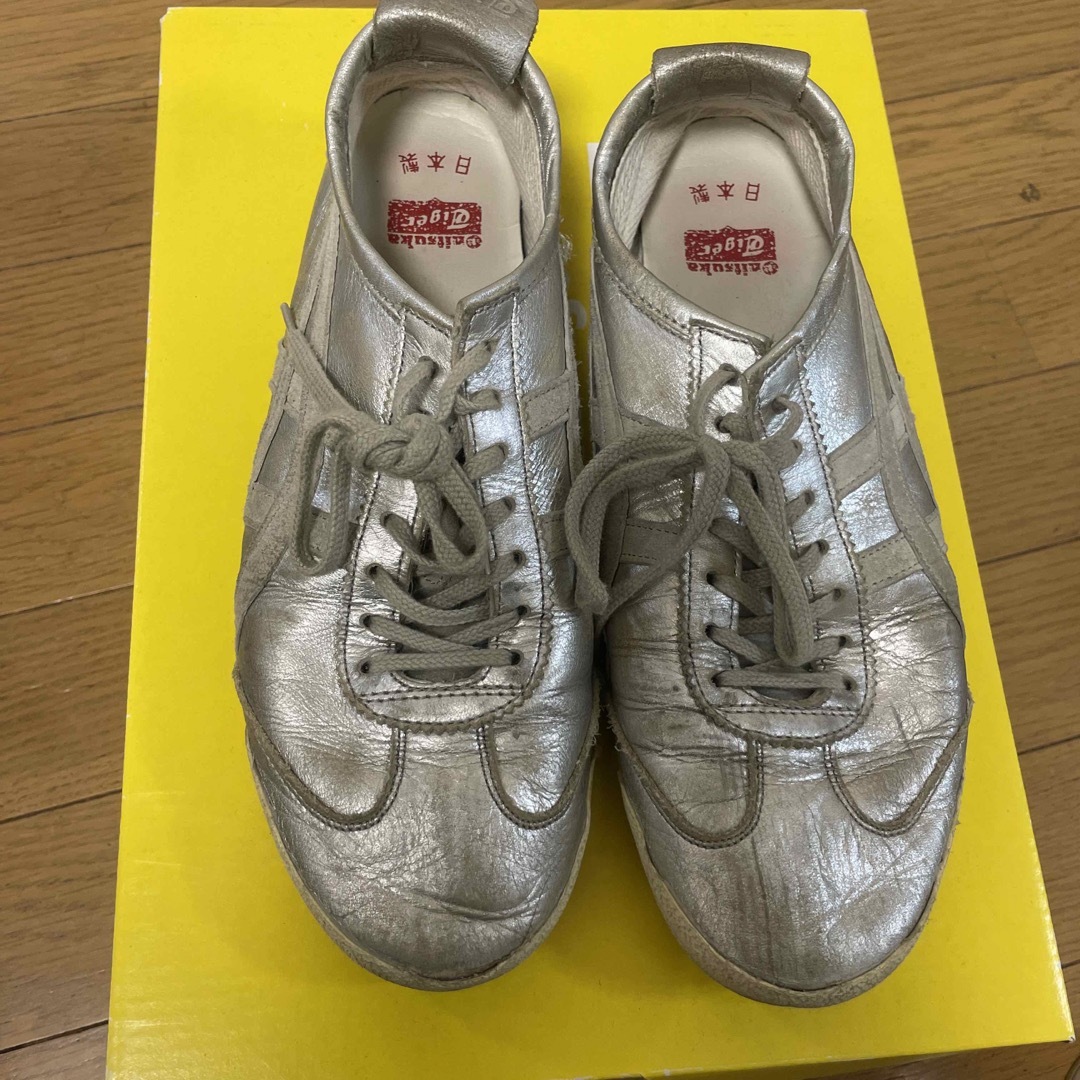 Onitsuka Tiger(オニツカタイガー)のオニツカタイガー　メキシコ66 シルバー レディースの靴/シューズ(スニーカー)の商品写真