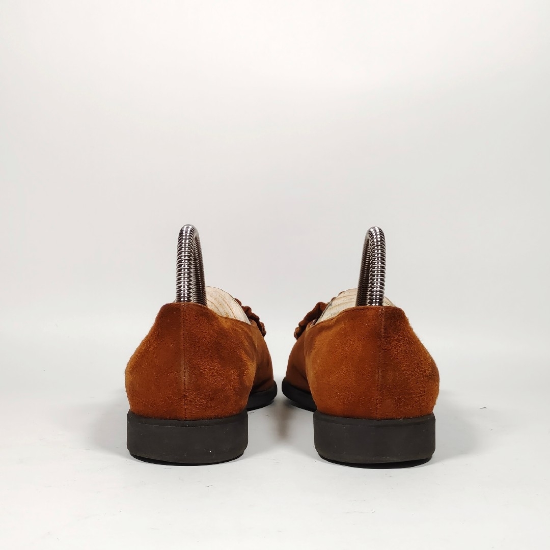 Bottega Veneta(ボッテガヴェネタ)の【Vintage】ボッテガヴェネタ ブラウン スエードローファー レディースの靴/シューズ(ローファー/革靴)の商品写真