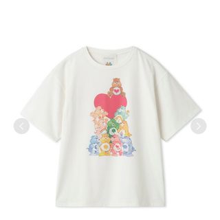 スナイデルホーム(SNIDEL HOME)の【新品】 SNIDEL HOME ケアベア Tシャツ ホワイト スナイデルホーム(ルームウェア)