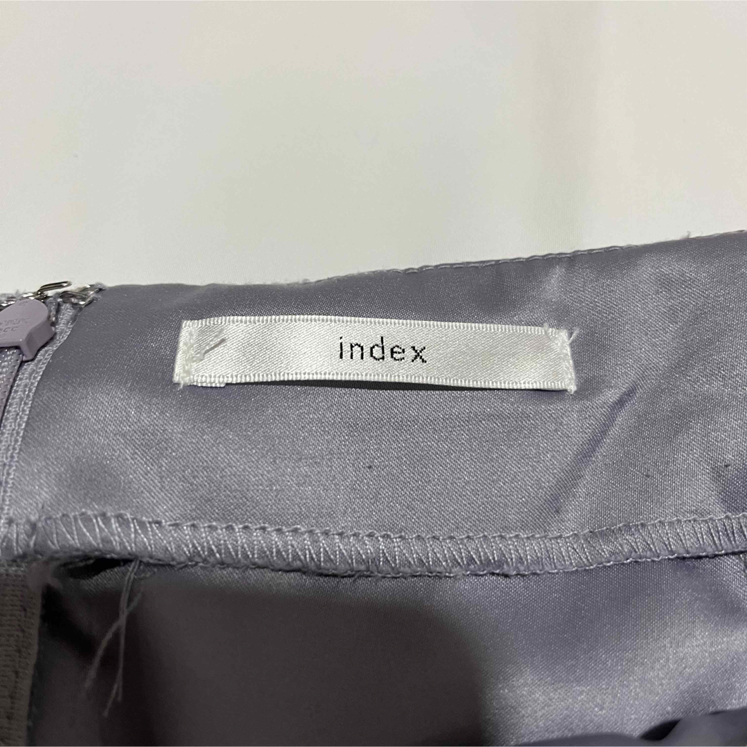 INDEX(インデックス)の極美品✨index レーススカート  Lサイズ レディースのスカート(ひざ丈スカート)の商品写真