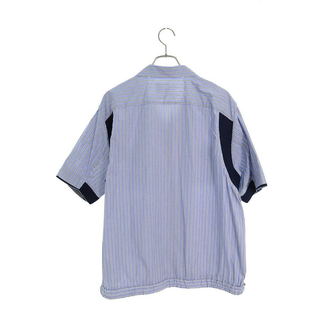 sacai(サカイ)のサカイ  23SS  23-03095M Thomas Mason Cotton Poplin Shirt ポプリンストライプ半袖シャツ メンズ 2 メンズのトップス(シャツ)の商品写真