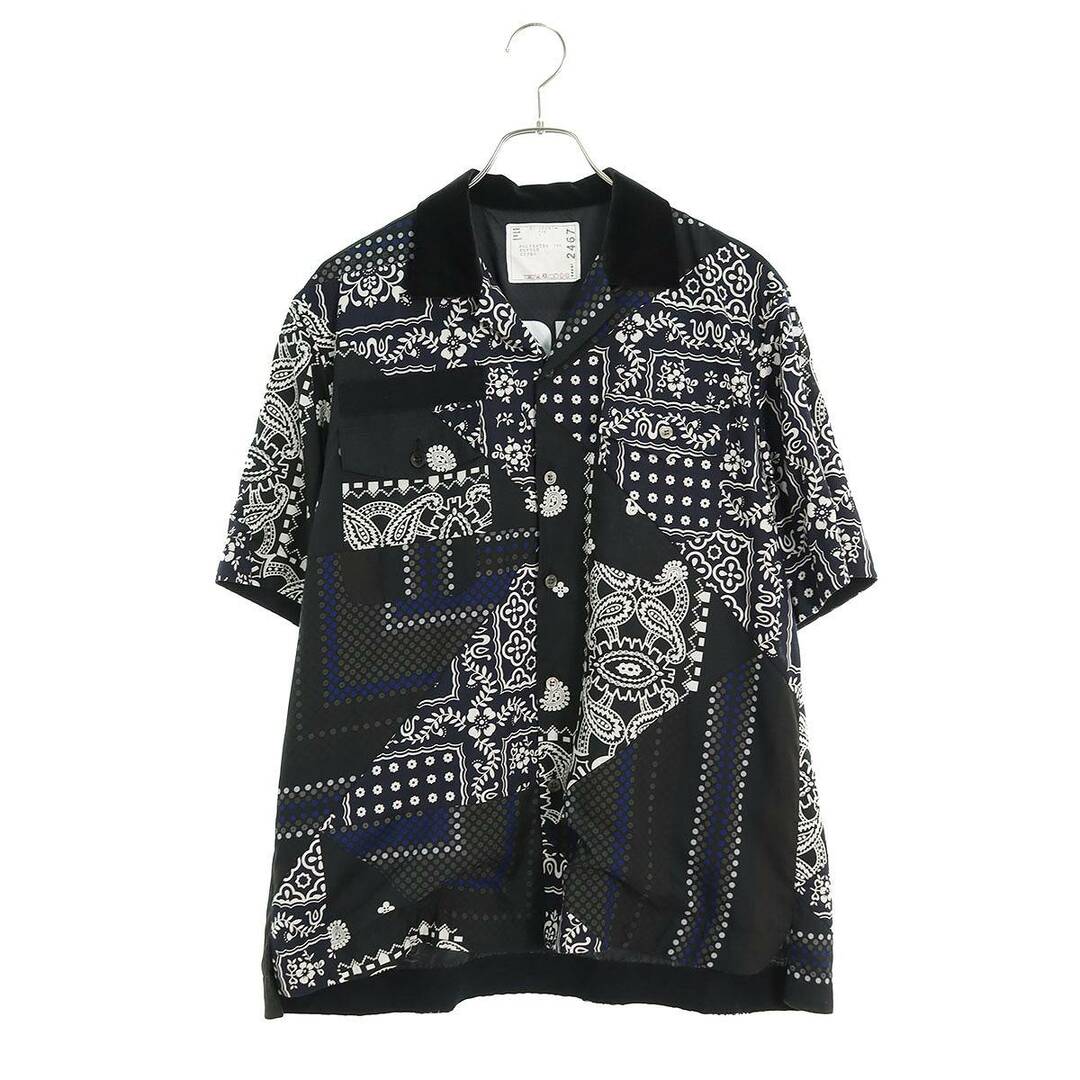 sacai(サカイ)のサカイ  21SS  21-02467M Hank Willis Thomas Archive Print Mix Shirt アーカイブ プリントミックス半袖シャツ メンズ 1 メンズのトップス(シャツ)の商品写真