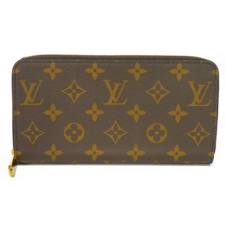 ルイヴィトン(LOUIS VUITTON)のLOUIS VUITTON ルイ・ヴィトン ジッピーウォレット LVロゴ フラワー マロン ブラウン レッド 新型 ラウンドファスナー ロングジップウォレット ロングウォレット 現行 モノグラム コクリコ 長財布 M41896(財布)