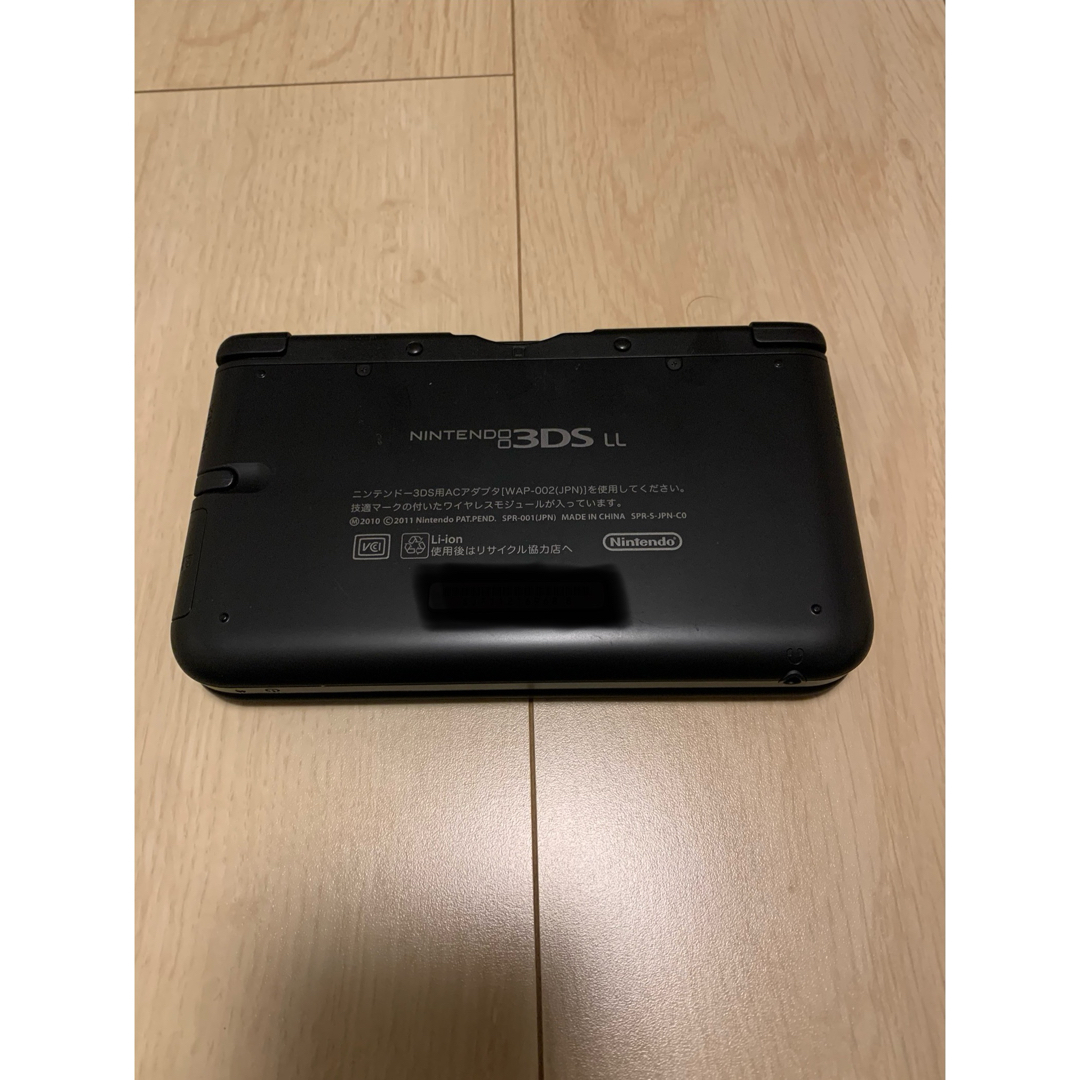 ニンテンドー3DS(ニンテンドー3DS)の3DS LL ブラック　本体のみ エンタメ/ホビーのゲームソフト/ゲーム機本体(携帯用ゲーム機本体)の商品写真