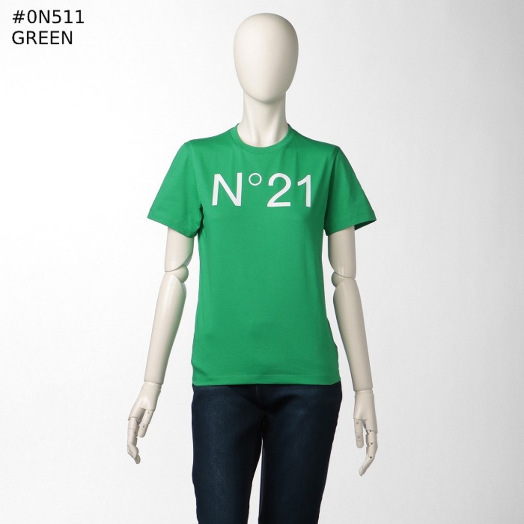 N°21(ヌメロヴェントゥーノ)のヌメロ ヴェントゥーノ N°21 【大人もOK】キッズ Tシャツ ロゴプリント クルーネック スウェットシャツ N21173 N0153  キッズ/ベビー/マタニティのキッズ服女の子用(90cm~)(Tシャツ/カットソー)の商品写真