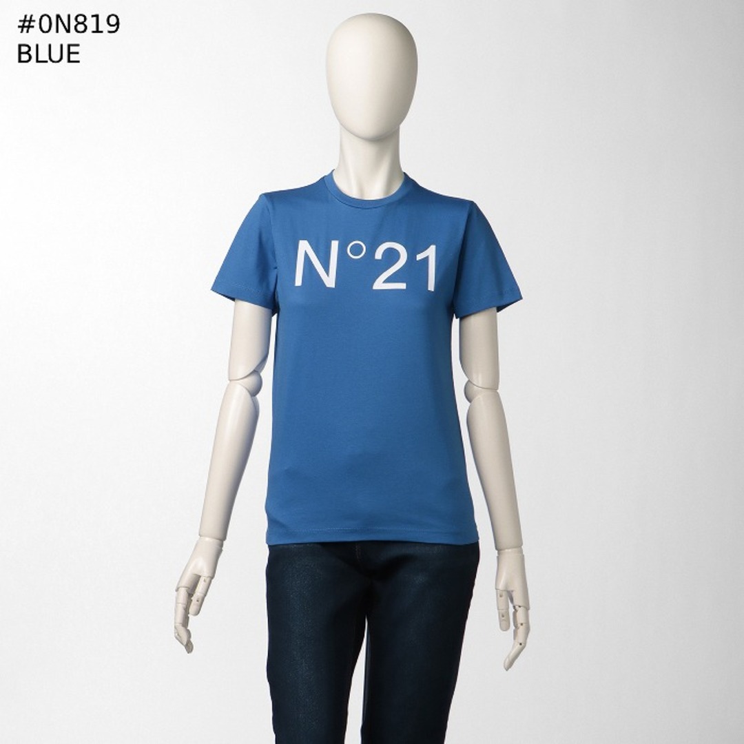 N°21(ヌメロヴェントゥーノ)のヌメロ ヴェントゥーノ N°21 【大人もOK】キッズ Tシャツ ロゴプリント クルーネック スウェットシャツ N21173 N0153  キッズ/ベビー/マタニティのキッズ服女の子用(90cm~)(Tシャツ/カットソー)の商品写真