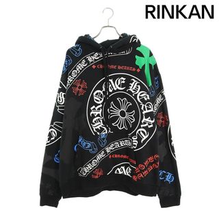 クロムハーツ(Chrome Hearts)のクロムハーツ  STENCIL HOODIE ステンシルプリントプルオーバーパーカー メンズ XL(パーカー)