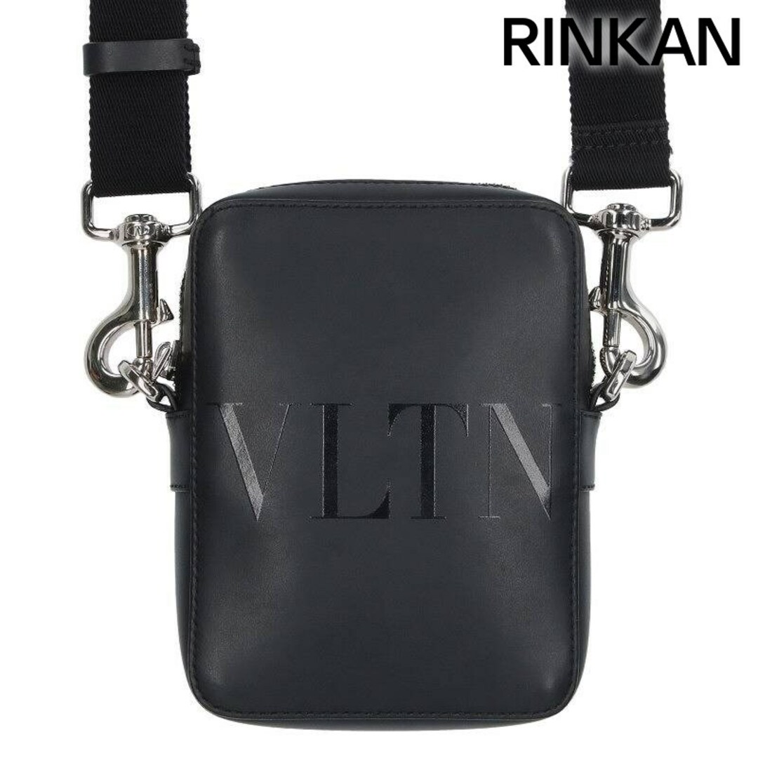 VALENTINO(ヴァレンティノ)のヴァレンチノ VLTNロゴレザーショルダーバッグ メンズ メンズのバッグ(ショルダーバッグ)の商品写真