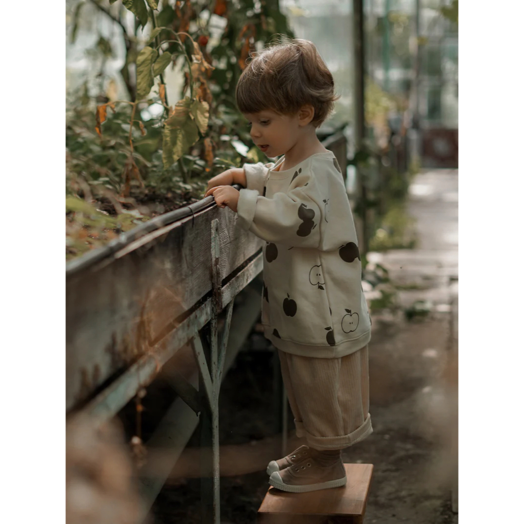 こども ビームス(コドモビームス)のorganic zoo almond Fisherman Pants 3-4y キッズ/ベビー/マタニティのキッズ服女の子用(90cm~)(パンツ/スパッツ)の商品写真