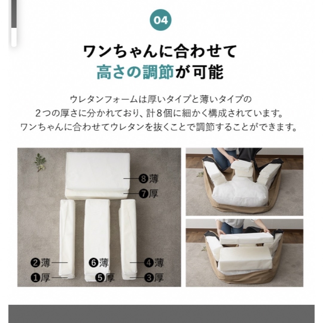 介護用　Ｅドッグベッド　Ｌサイズ その他のペット用品(犬)の商品写真