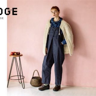 nest Robe デニムフロントホックサロペット