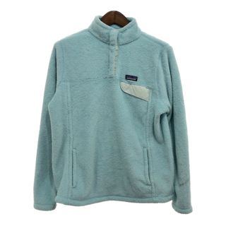 パタゴニア(patagonia)のpatagonia パタゴニア リツール スナップT POLARTEC ポーラテック フリースジャケット キャンプ ブルー (レディース XL) 中古 古着 P8390(その他)