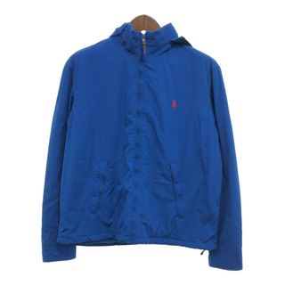 ポロラルフローレン(POLO RALPH LAUREN)のPolo by Ralph Lauren ポロ ラルフローレン スイングトップ ジャケット アウター ワンポイントロゴ ブルー (メンズ L) 中古 古着 P8406(その他)