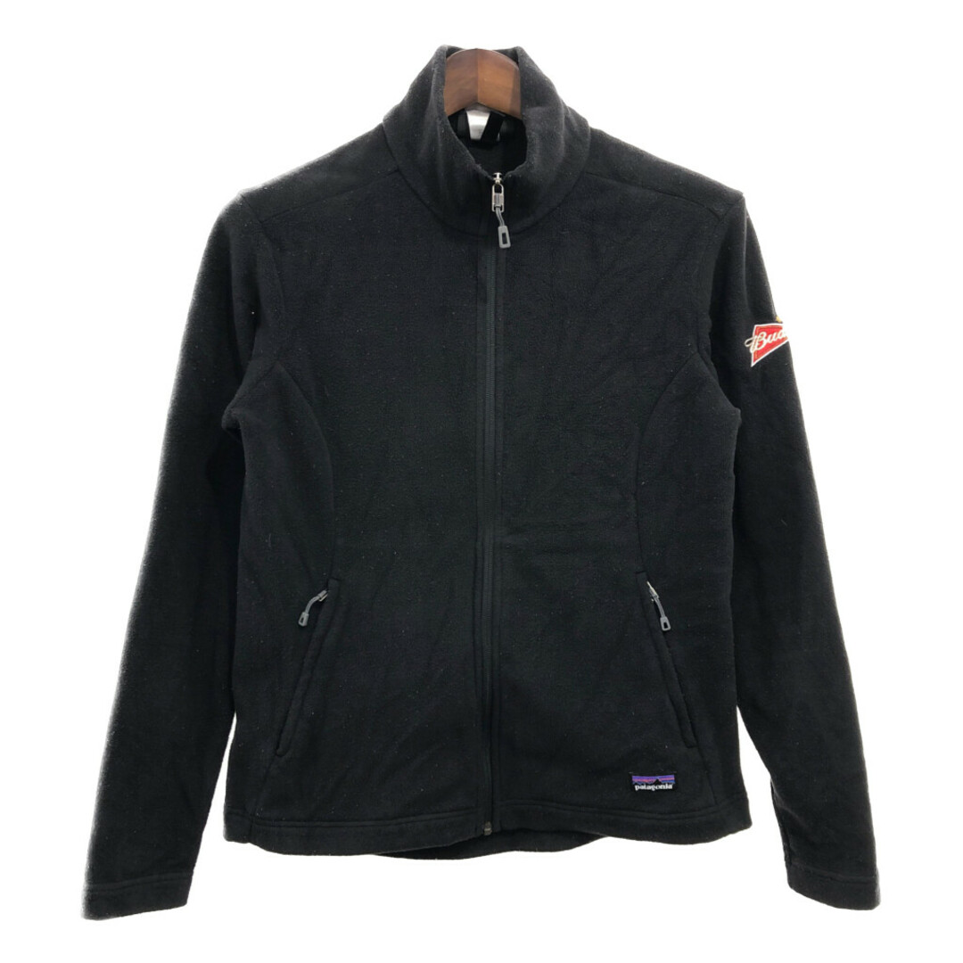 patagonia(パタゴニア)のpatagonia パタゴニア シンチラ フリースジャケット アウター アウトドア キャンプ ブラック (レディース M) 中古 古着 P8511 レディースのジャケット/アウター(その他)の商品写真