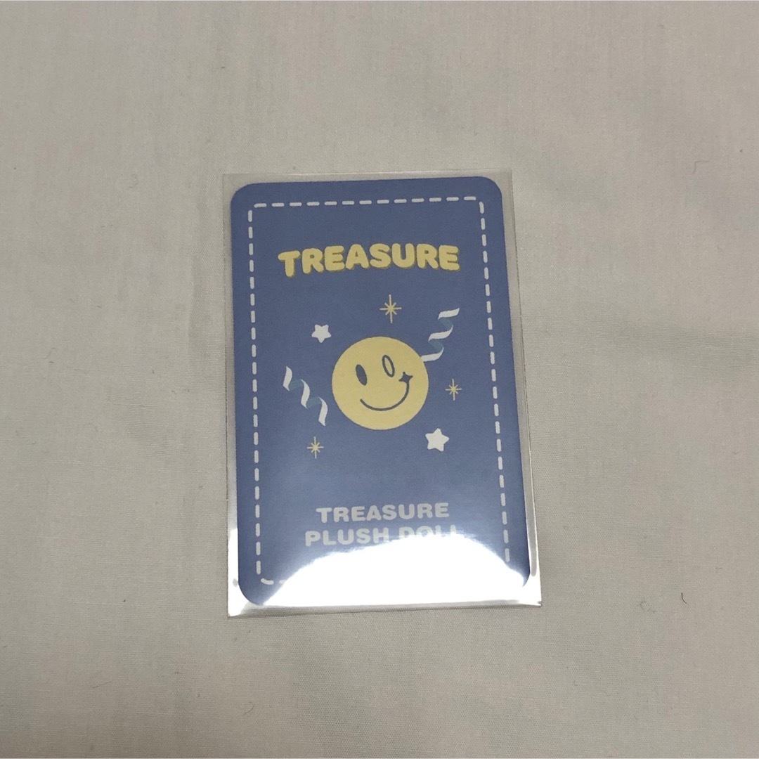 TREASURE(トレジャー)のTREASURE plush doll ジュンギュ トレカ付き エンタメ/ホビーのCD(K-POP/アジア)の商品写真
