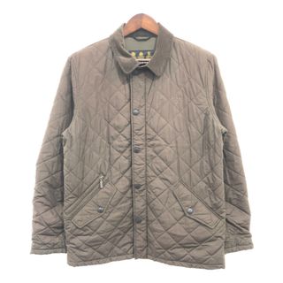 バーブァー(Barbour)のBarbour バブアー PUTNEY SPORTSQUILT キルティング ジャケット アウター カジュアル グリーン (メンズ L) 中古 古着 P8551(その他)