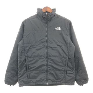 ザノースフェイス(THE NORTH FACE)のTHE NORTH FACE ノースフェイス 中綿ナイロン ジャケット アウター アウトドア キャンプ ブラック (メンズ Mサイズ相当) 中古 古着 P8552(その他)