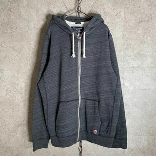 アバクロンビーアンドフィッチ(Abercrombie&Fitch)のAbercrombie & Ficth ジップパーカー 裏起毛 杢グレー系(パーカー)