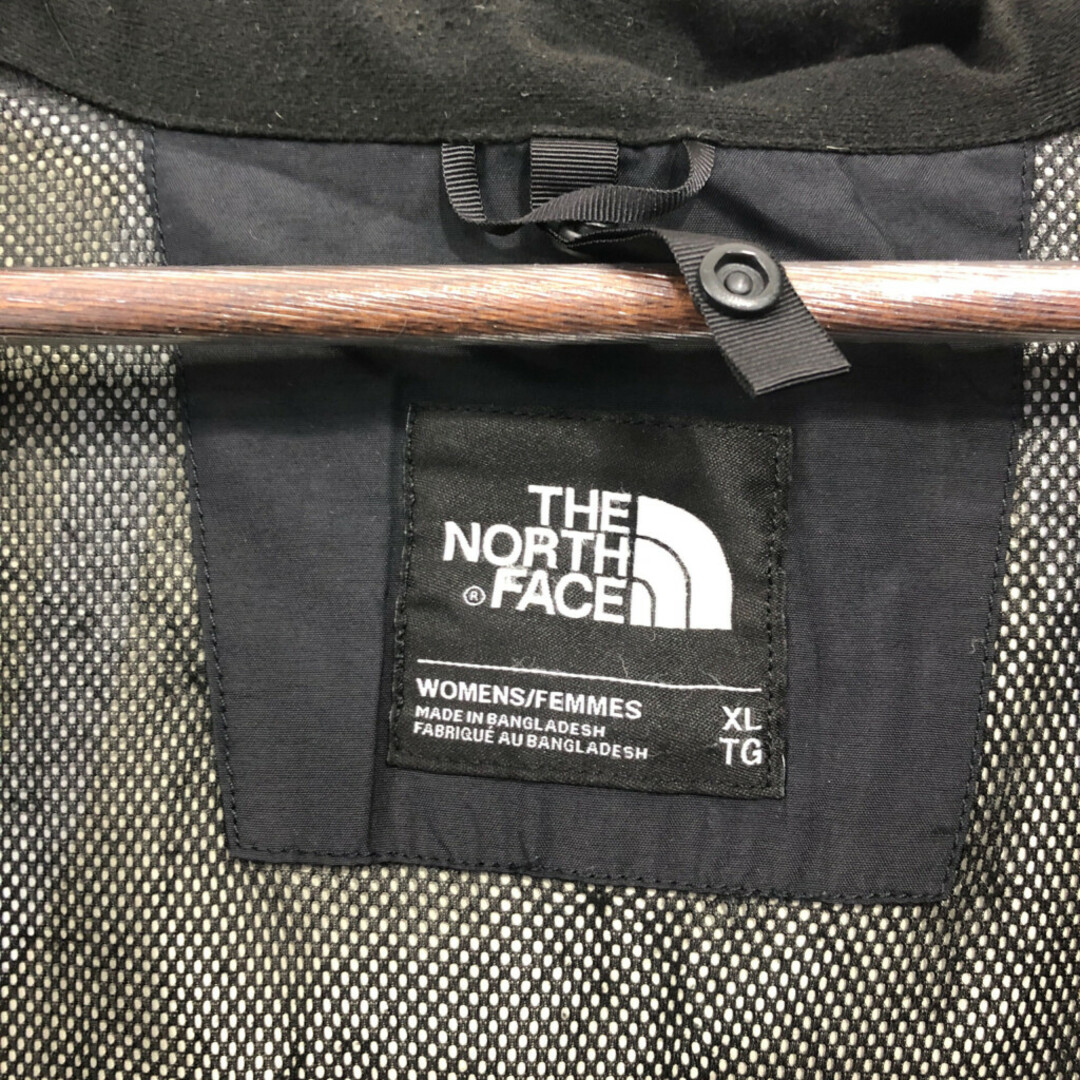 THE NORTH FACE(ザノースフェイス)のTHE NORTH FACE ノースフェイス DRYVENT ナイロン マウンテンパーカー アウトドア キャンプ ブラック (レディース XL) 中古 古着 P8630 レディースのジャケット/アウター(その他)の商品写真