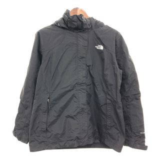 ザノースフェイス(THE NORTH FACE)のTHE NORTH FACE ノースフェイス DRYVENT ナイロン マウンテンパーカー アウトドア キャンプ ブラック (レディース XL) 中古 古着 P8630(その他)