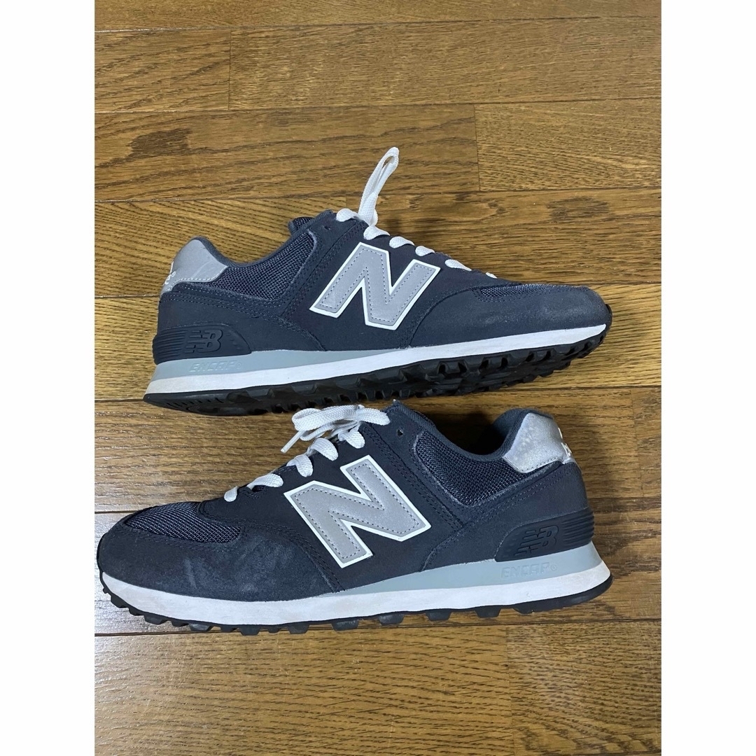 New Balance(ニューバランス)のニューバランス　M574NN 574 ネイビー　27.0 WIDTH D 箱付 メンズの靴/シューズ(スニーカー)の商品写真